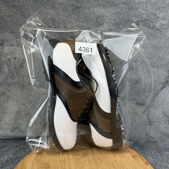 FootJoy Orginals Shoes Mens Size 9.5 White Low Top Golf Spiked Sneakers 45330 main image 6
